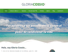 Tablet Screenshot of gloriacossio.com